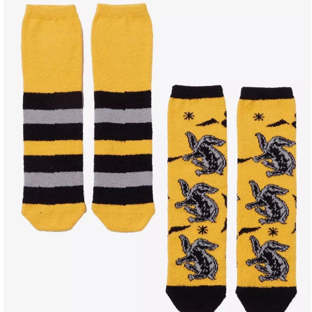Harry Potter Hufflepuff  Cozy Socks 2 Pair